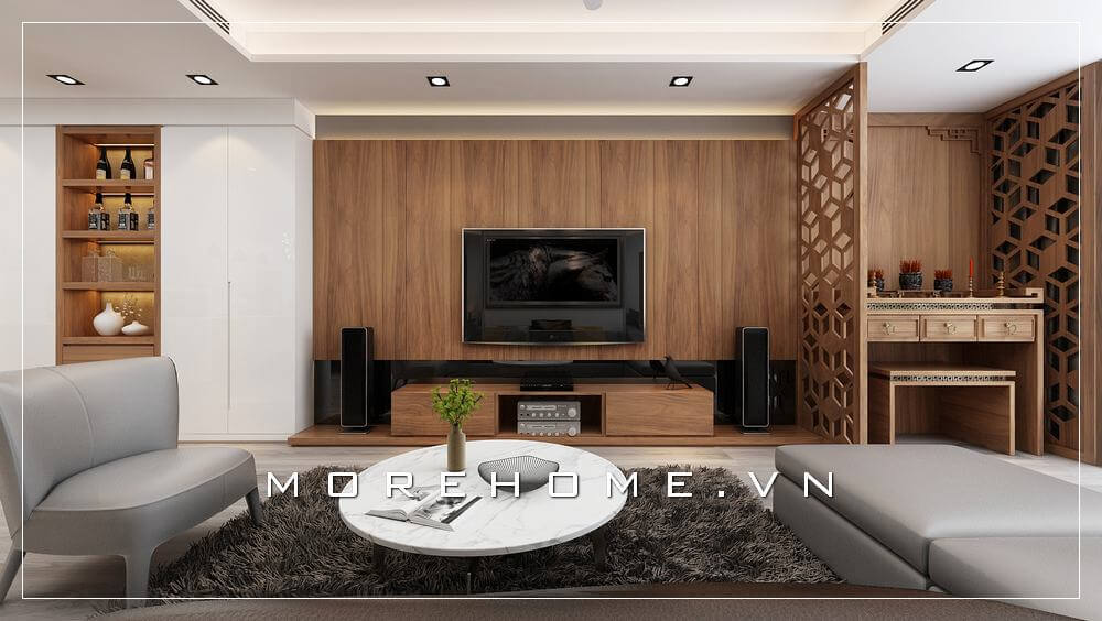 Bàn thờ gỗ hiện đại